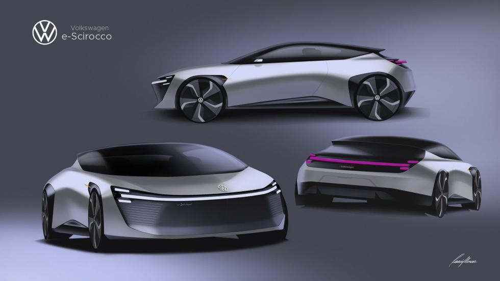 Σχέδιο έμπνευση για ηλεκτρικό VW Scirocco 
